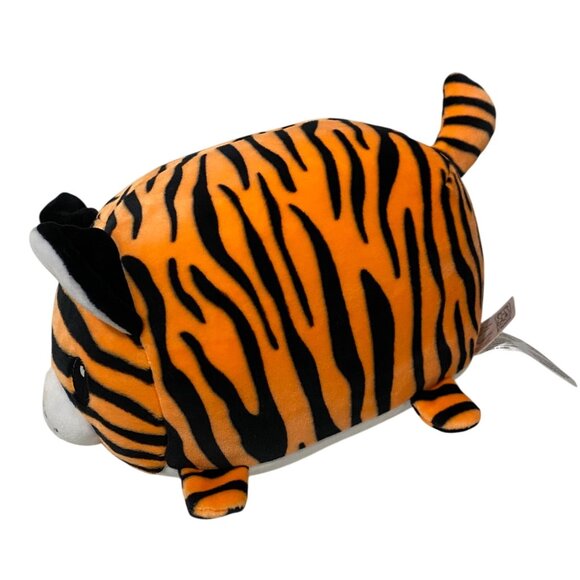 Fiesta Lil Huggy TEVIN Tiger Cub Plush 8" Embroidered Striped Stuffed Animal - Picture 2 of 7